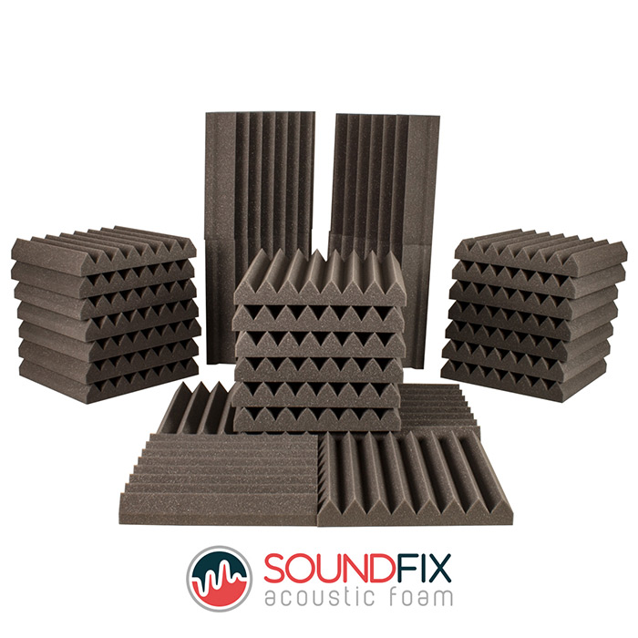 Acoustic Treatment Room Kit Acoustic Tiles & Bass Trap Set
